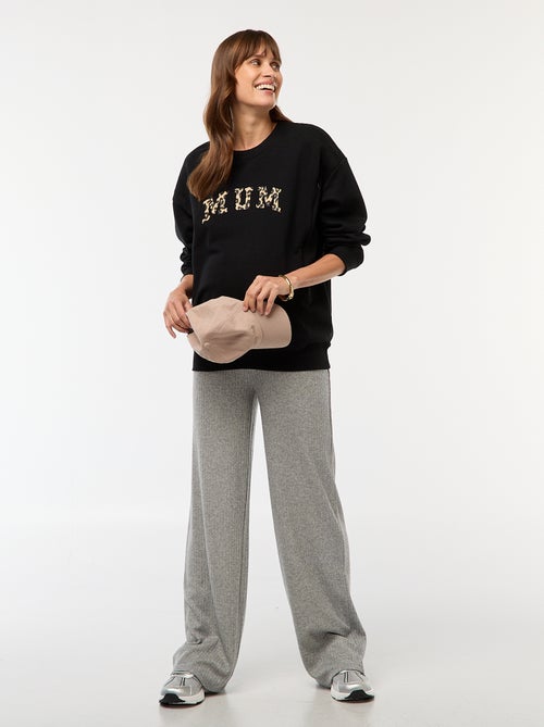 Pantaloni premaman ampi in costina - Kiabi