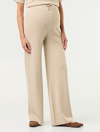 Pantaloni premaman ampi in maglia