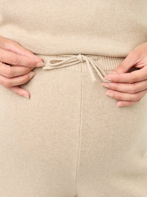 Pantaloni premaman ampi in maglia - Kiabi Pantaloni premaman ampi in maglia - Kiabi