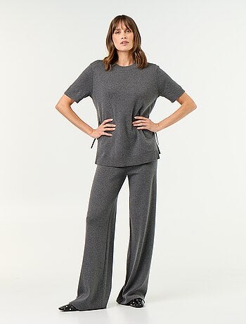 Pantaloni premaman ampi in maglia