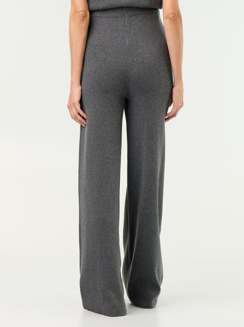 Pantaloni premaman ampi in maglia Grigio - Kiabi