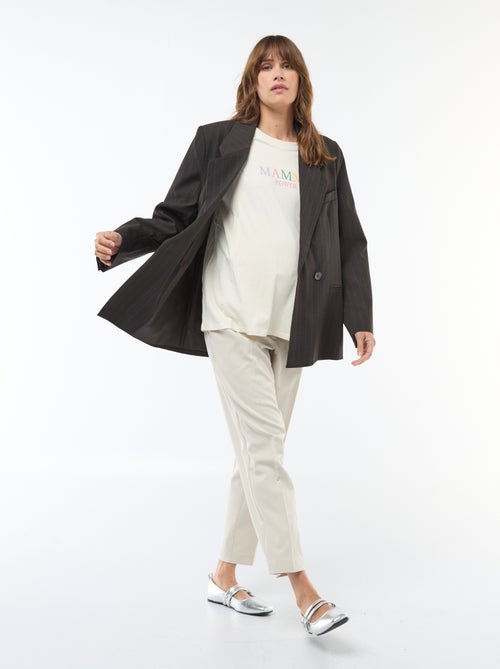 Pantaloni premaman ampi in maglia Milano - Kiabi