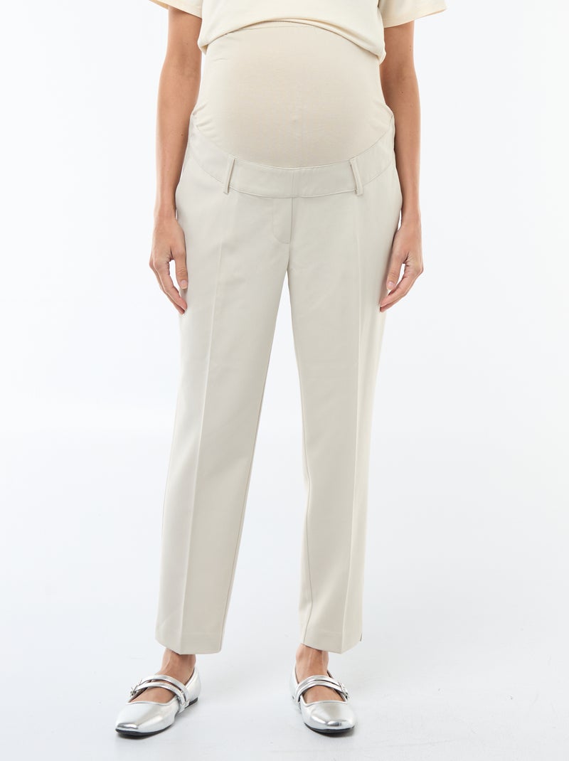 Pantaloni premaman ampi in maglia Milano Grigio - Kiabi