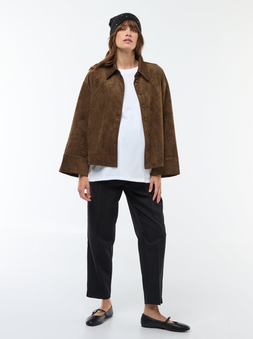 Pantaloni premaman ampi in maglia Milano - Kiabi