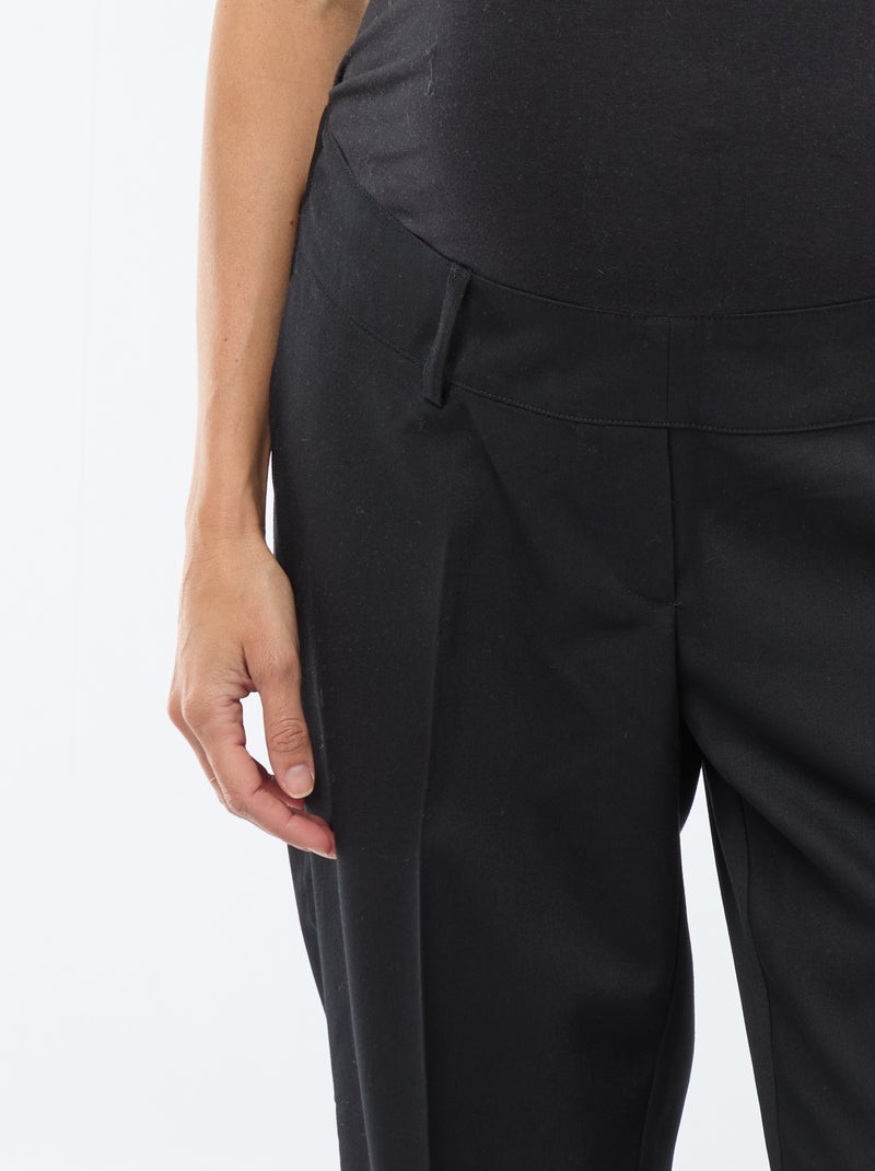 Pantaloni premaman ampi in maglia Milano Nero - Kiabi