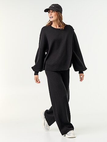 Pantaloni premaman ampi in maglia