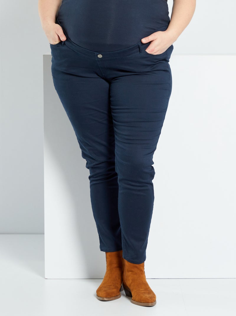 Pantaloni premaman blu - Kiabi
