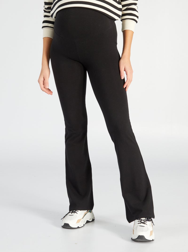 Pantaloni premaman bootcut/flare nero - Kiabi