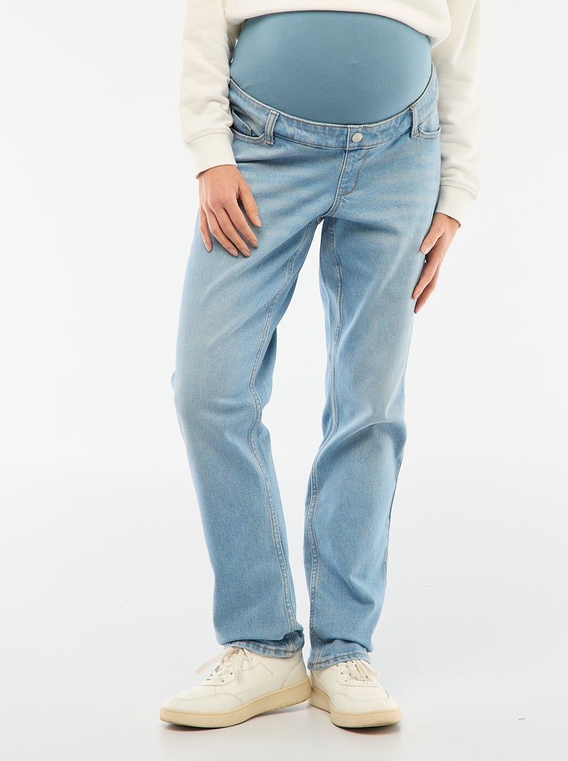 Pantaloni premaman con cintura elasticizzata Blu - Kiabi