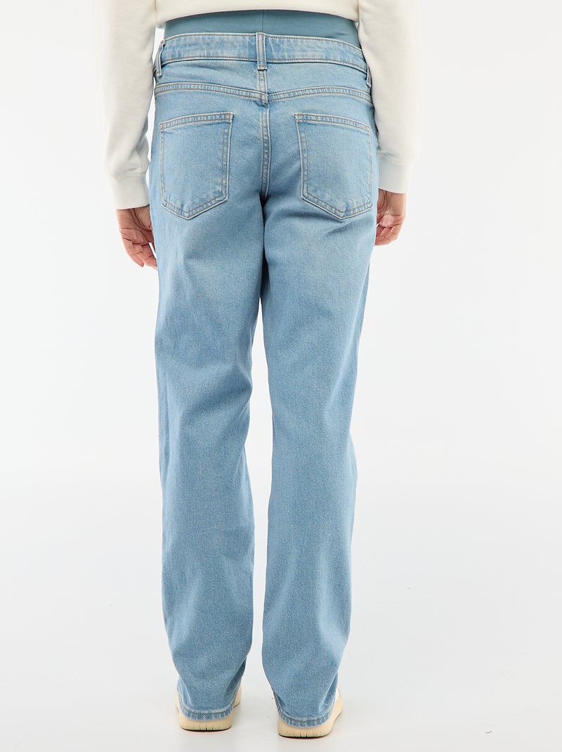 Pantaloni premaman con cintura elasticizzata Blu - Kiabi
