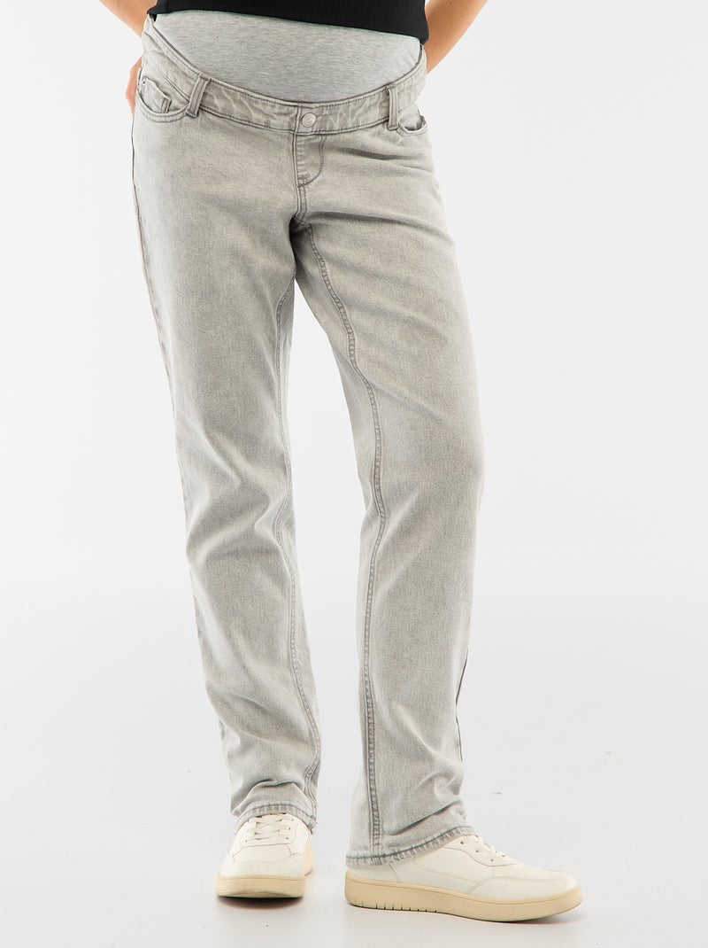 Pantaloni premaman con cintura elasticizzata Grigio - Kiabi