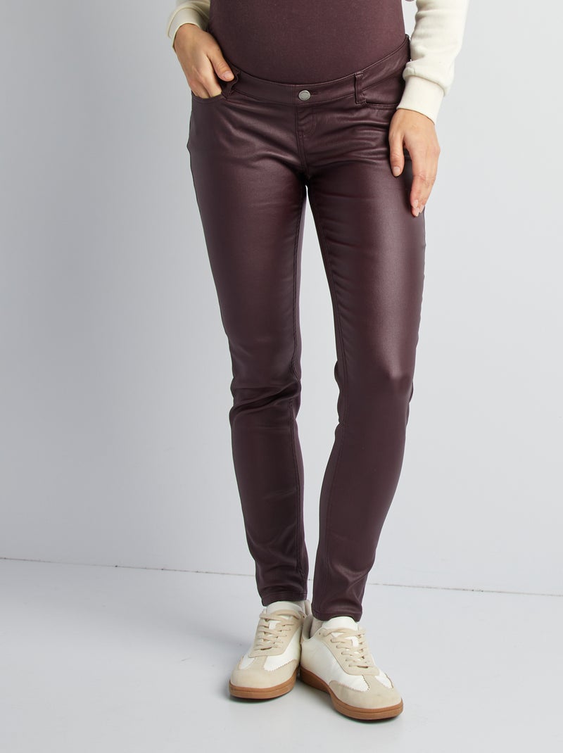 Pantaloni premaman con fascia elasticizzata VIOLA - Kiabi