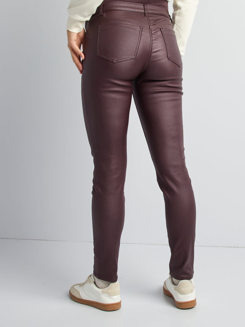 Pantaloni premaman con fascia elasticizzata VIOLA - Kiabi