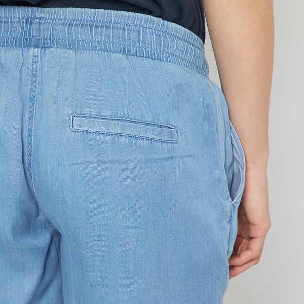 Pantaloni premaman in lyocell premaman - BLU - Kiabi - 20,00€