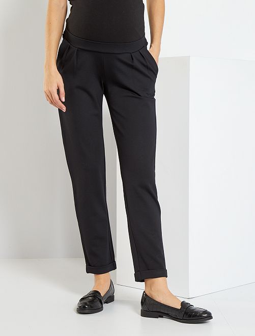 Pantaloni premaman in maglia milano - nero - Kiabi - 20.00€