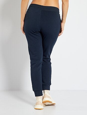 Pantaloni premaman in tessuto felpato