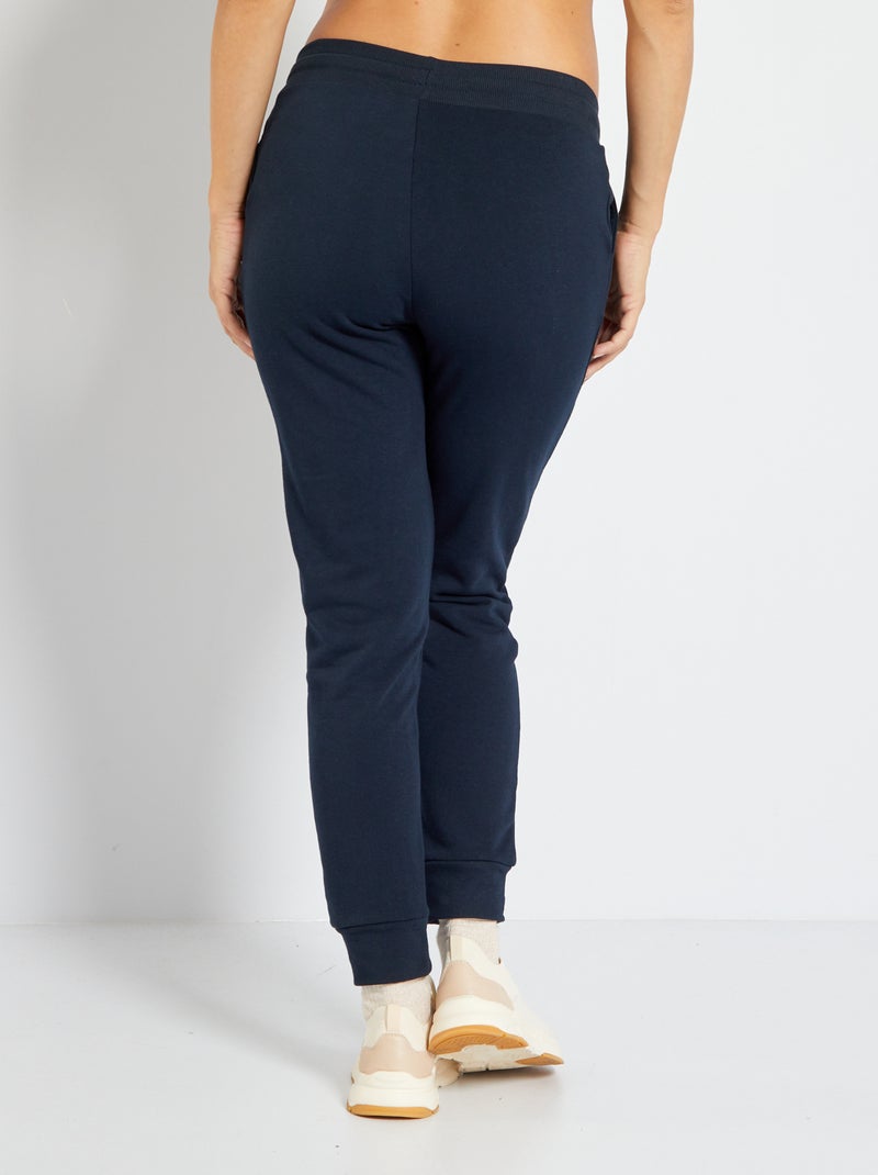 Pantaloni premaman in tessuto felpato blu Premaman Donna
