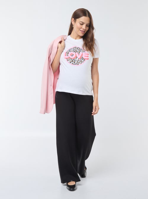Pantaloni premaman interno in pile - Kiabi