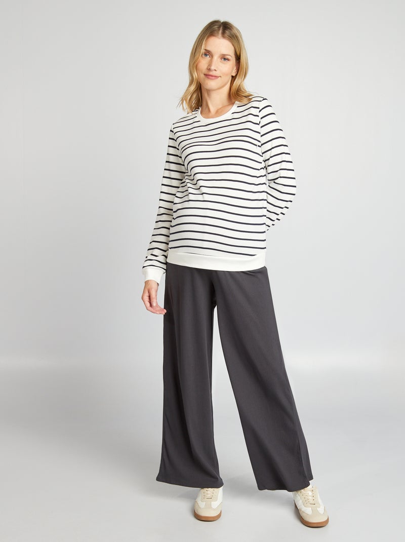 Pantaloni Premaman Kiabi Pantaloni Premaman Larghi A Coste