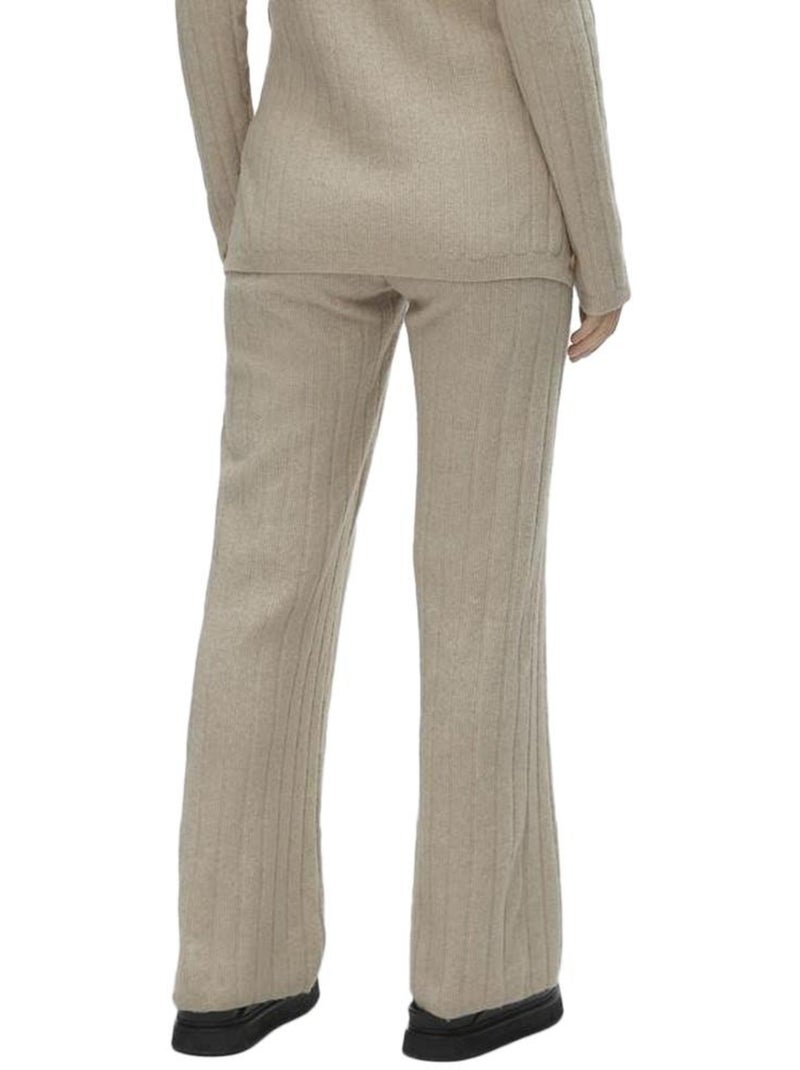 Pantaloni Premaman Mamalicious Lana da Donna Beige - Kiabi