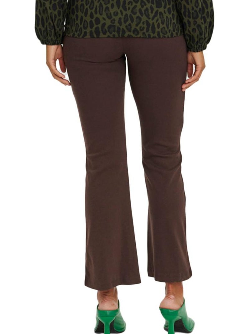Pantaloni Premaman Mamalicious Marrone cappuccino - Kiabi