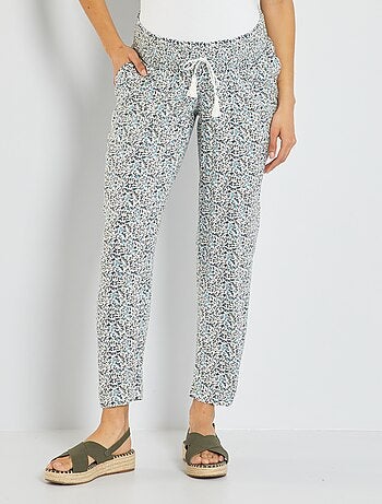 Pantaloni premaman Donna | bianco | Kiabi