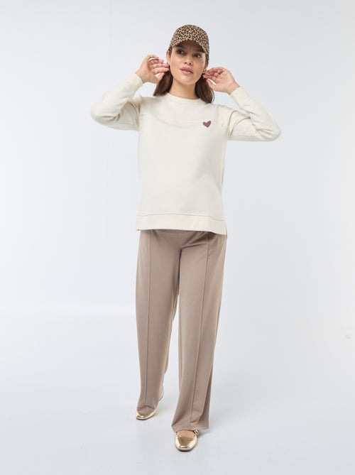 Pantaloni premaman taglio dritto - Kiabi