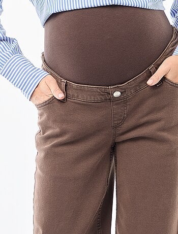 Pantaloni premaman wide leg