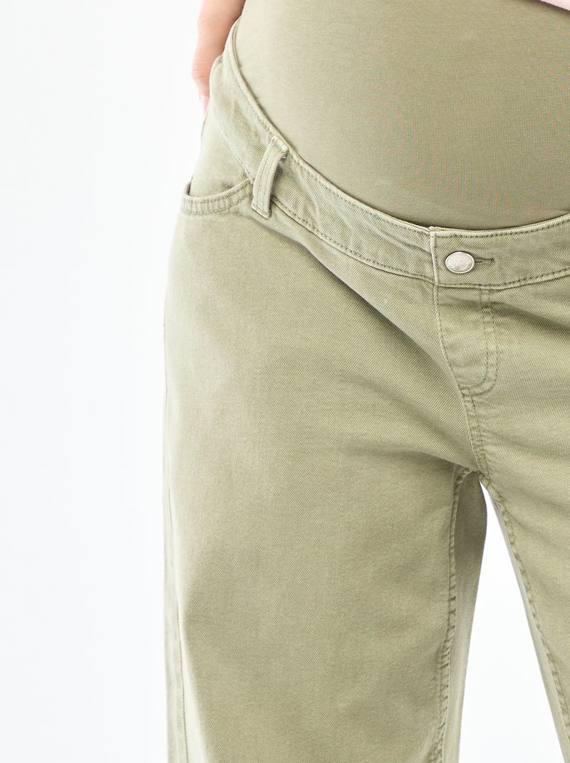 Pantaloni premaman wide leg Verde - Kiabi