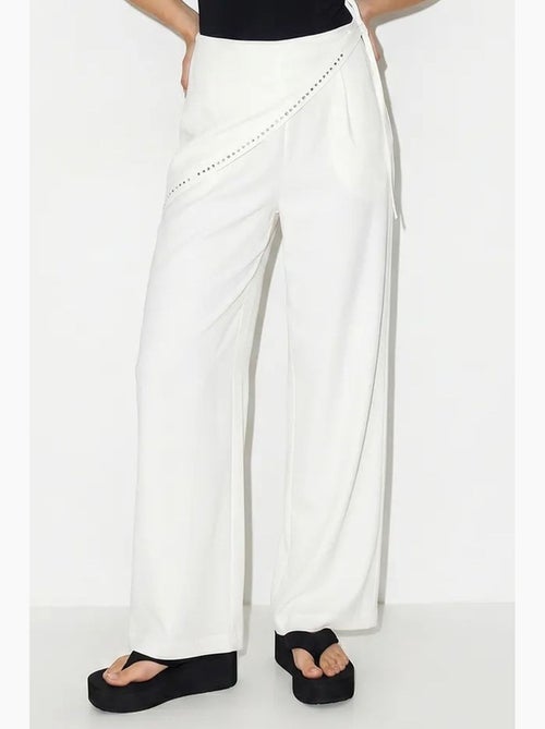 Pantaloni pull-on a gamba ampia lucci - Kiabi Pantaloni pull-on a gamba ampia lucci - Kiabi