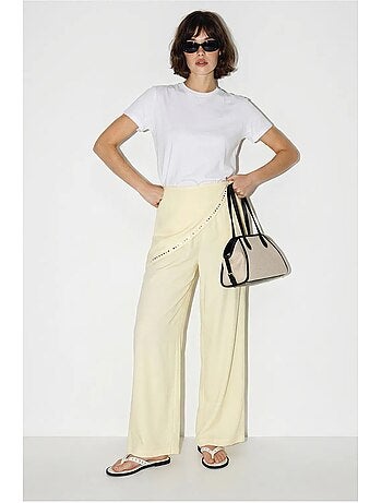 Pantaloni pull-on a gamba ampia lucci