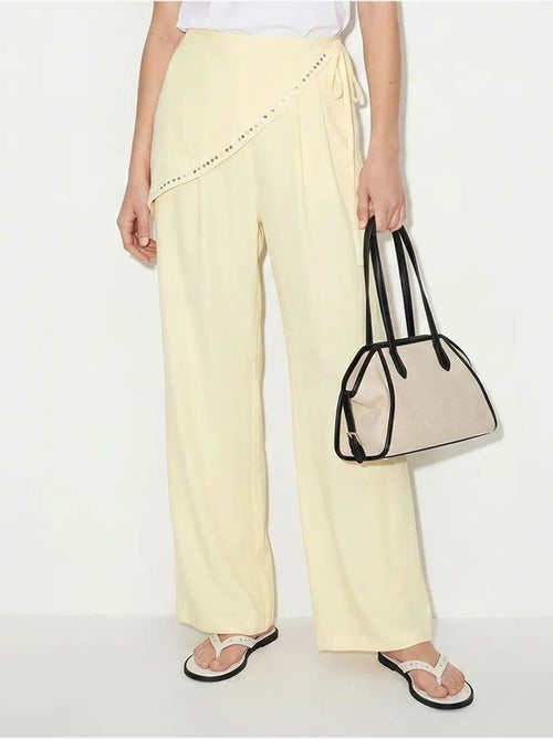 Pantaloni pull-on a gamba ampia lucci - Kiabi Pantaloni pull-on a gamba ampia lucci - Kiabi