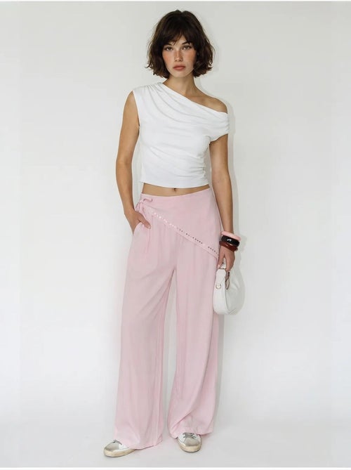 Pantaloni pull-on a gamba ampia lucci - Kiabi Pantaloni pull-on a gamba ampia lucci - Kiabi