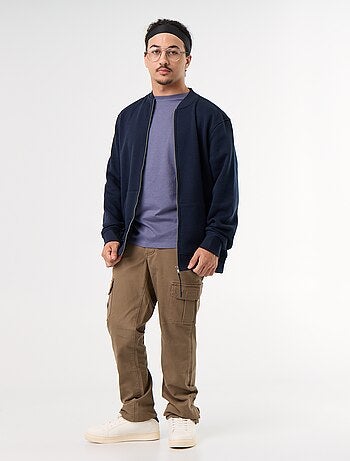 Pantaloni regular con tasche a patta - collezione facile da indossare