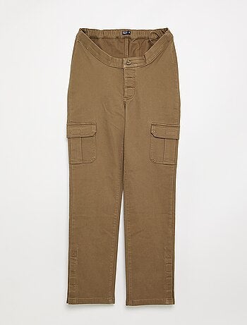 Pantaloni regular con tasche a patta - collezione facile da indossare