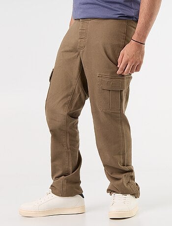 Pantaloni regular con tasche a patta - collezione facile da indossare