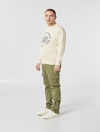 Pantaloni regular con tasche a patta - collezione facile da indossare