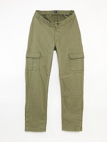 Pantaloni regular con tasche a patta - collezione facile da indossare