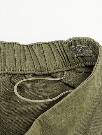 Pantaloni regular con tasche a patta - collezione facile da indossare