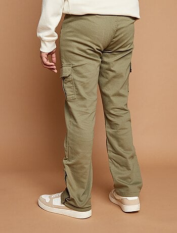 Pantaloni regular con tasche a patta - collezione facile da indossare