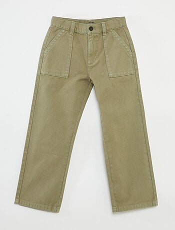 Pantaloni regular con tasche
