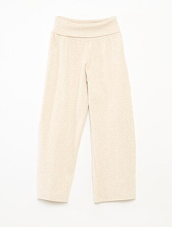 Pantaloni regular con vita elasticizzata