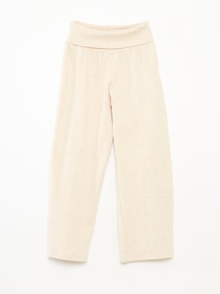 Pantaloni regular con vita elasticizzata