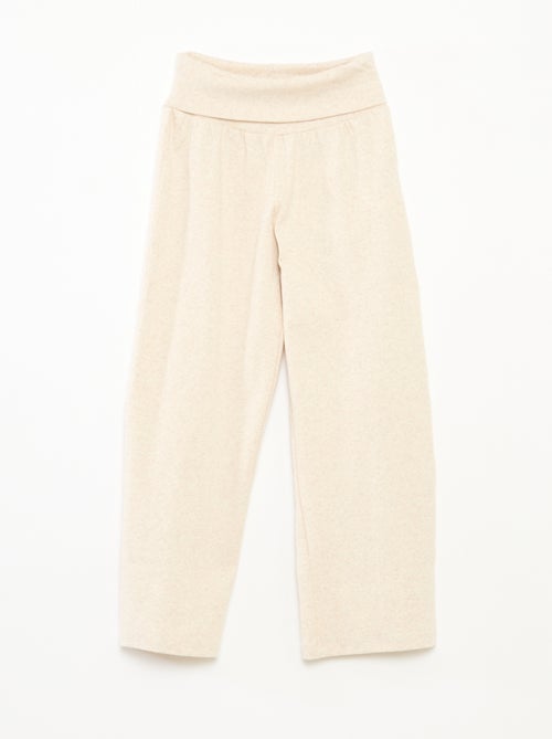 Pantaloni regular con vita elasticizzata - Kiabi