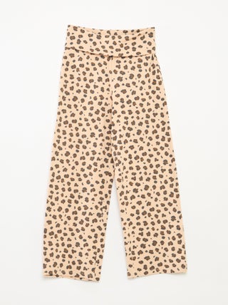 Pantaloni regular con vita elasticizzata