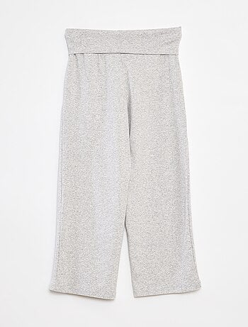 Pantaloni regular con vita elasticizzata