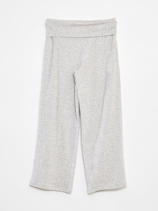 Pantaloni regular con vita elasticizzata