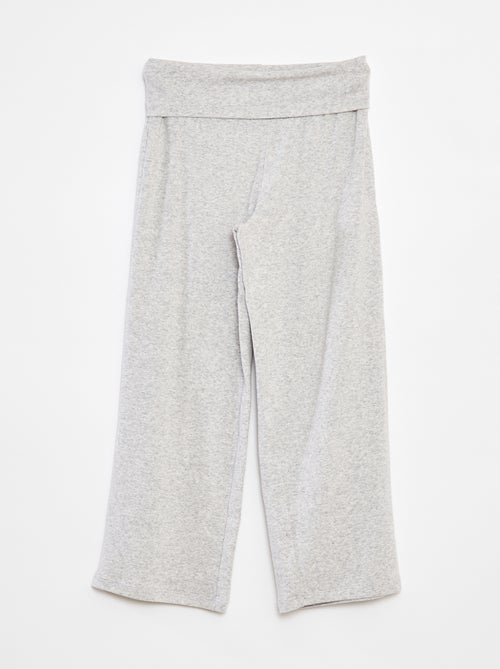 Pantaloni regular con vita elasticizzata - Kiabi