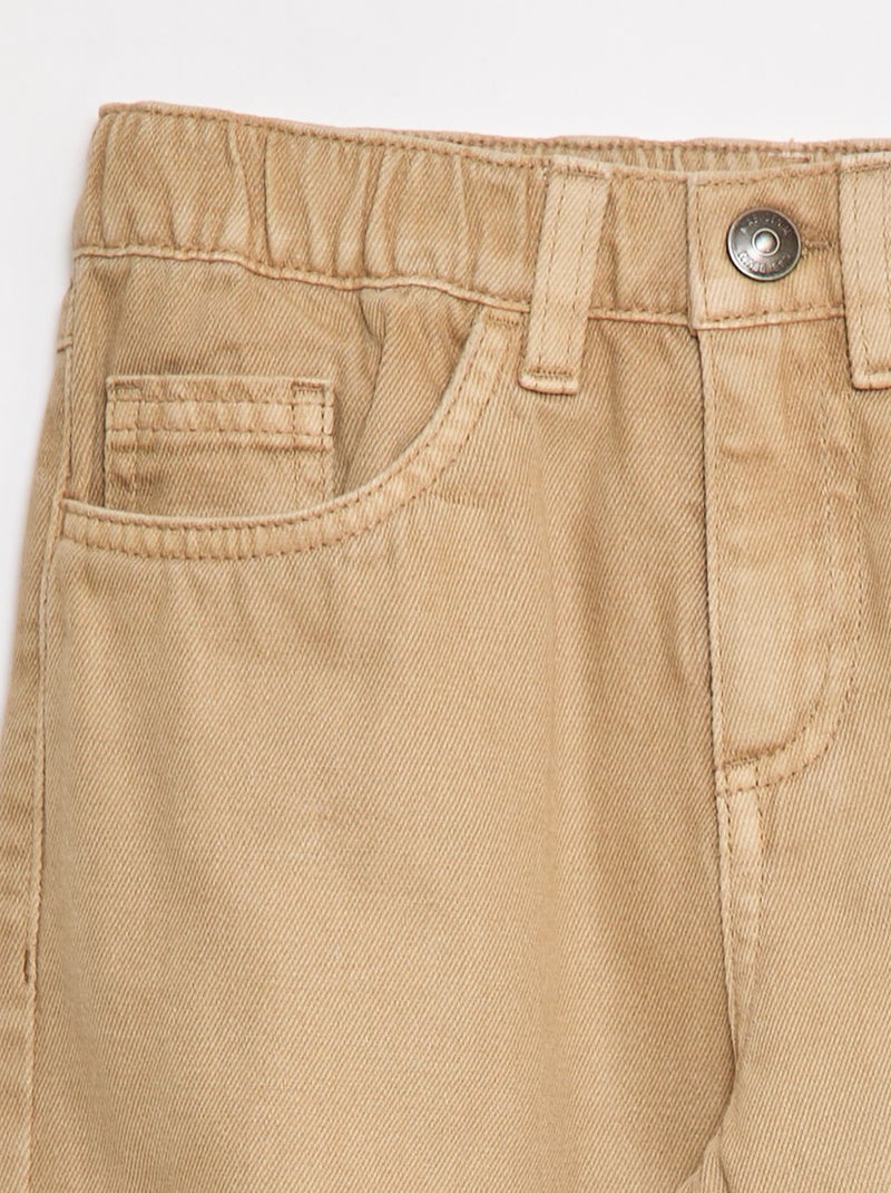 Pantaloni regular fit Beige - Kiabi