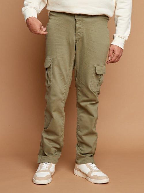 Pantaloni regular fit con tasche con patta - So Easy - Kiabi